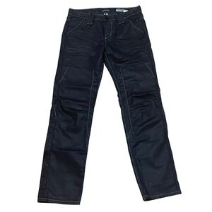 7 Diamonds Module Pants Mens 34‎ Dark Indigo Straight Leg Denim Designer Modern
